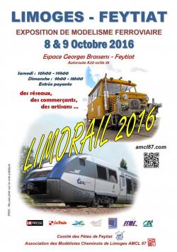LIMORAIL 2016 - Limoges/Feytiat - 8 et 9 octobre 2016
