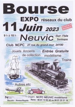 Bourse - Expositions trains miniatures à NEUVIC SUR L'ISLE (Dordogne)